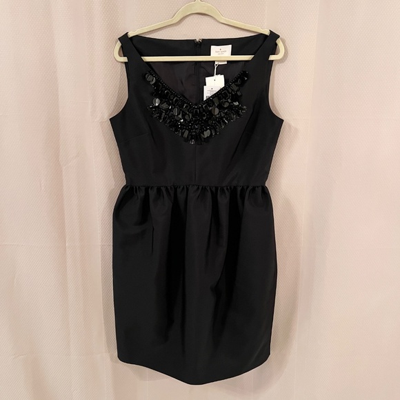 Kate Spade Embellished Cupcake Dress Take a Walk on the Wild Side Black Sz14 NWT - Picture 4 of 16